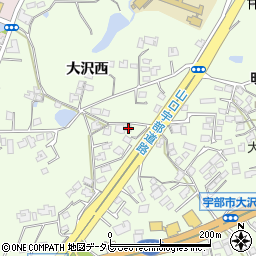 山口県宇部市西岐波大沢西4514-13周辺の地図