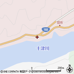 奈良県吉野郡十津川村平谷52周辺の地図