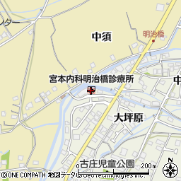宮本内科明治橋診療所周辺の地図