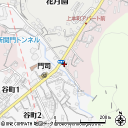 福岡県北九州市門司区上本町1-50周辺の地図