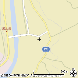 和歌山県日高郡日高川町船津1100周辺の地図