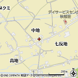 徳島県阿南市羽ノ浦町岩脇中地68周辺の地図