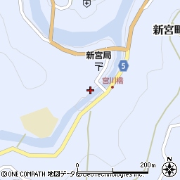 愛媛県四国中央市新宮町新宮438周辺の地図