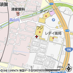 愛媛県松山市夏目77周辺の地図