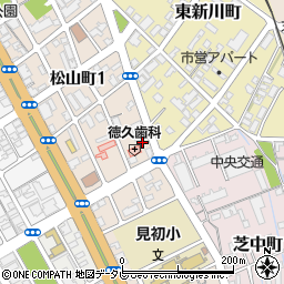 粟屋漢方堂周辺の地図