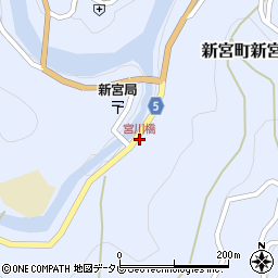 宮川橋周辺の地図