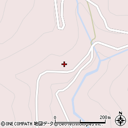 徳島県勝浦町（勝浦郡）三溪（中ノ倉）周辺の地図