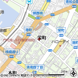 福岡県北九州市門司区栄町5-2周辺の地図