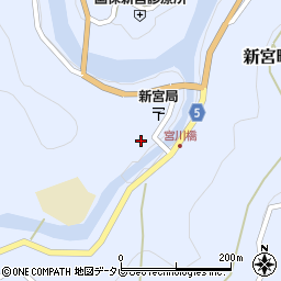 愛媛県四国中央市新宮町新宮463周辺の地図