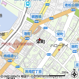 福岡県北九州市門司区栄町5-4周辺の地図