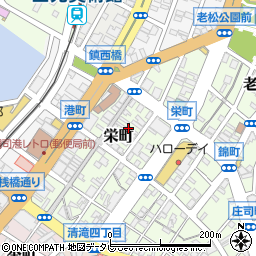 福岡県北九州市門司区栄町5周辺の地図