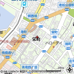 福岡県北九州市門司区栄町5-5周辺の地図