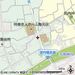 愛媛県西条市大野298-1周辺の地図
