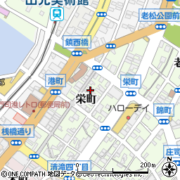 福岡県北九州市門司区栄町5-6周辺の地図