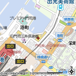 元祖 瓦そば たかせ 門司港レトロ店周辺の地図