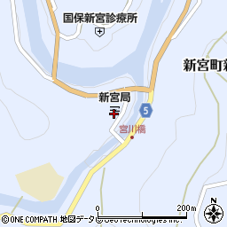 愛媛県四国中央市新宮町新宮467周辺の地図