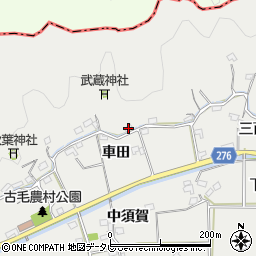 徳島県阿南市羽ノ浦町古毛車田21周辺の地図