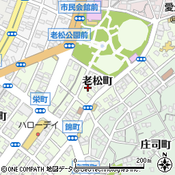 福岡県北九州市門司区老松町周辺の地図