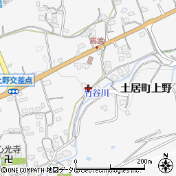 愛媛県四国中央市土居町上野863周辺の地図