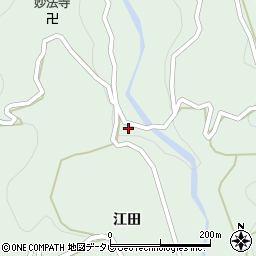 徳島県名西郡神山町上分江田746周辺の地図