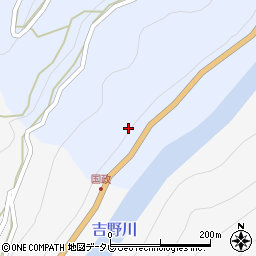 徳島県三好市山城町国政316周辺の地図