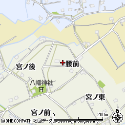徳島県阿南市羽ノ浦町古庄腰前周辺の地図