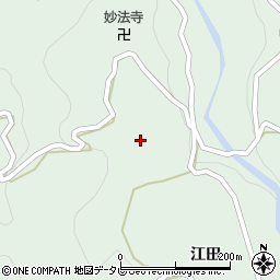徳島県名西郡神山町上分江田1091周辺の地図