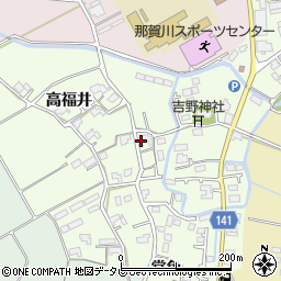 徳島県阿南市那賀川町上福井高福井52-2周辺の地図