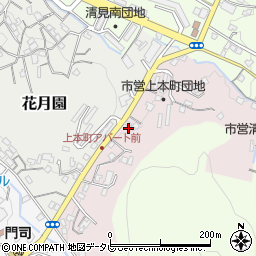 福岡県北九州市門司区上本町4-4周辺の地図