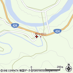 和歌山県日高郡日高川町熊野川9周辺の地図