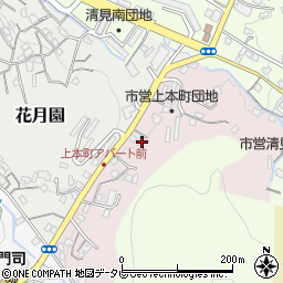 福岡県北九州市門司区上本町4周辺の地図