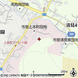福岡県北九州市門司区上本町8周辺の地図