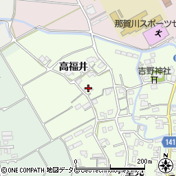 徳島県阿南市那賀川町上福井高福井37周辺の地図