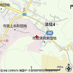 福岡県北九州市門司区上本町10周辺の地図