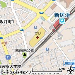 フジ新居浜駅前店周辺の地図