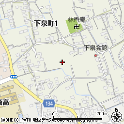 〒792-0813 愛媛県新居浜市下泉町の地図