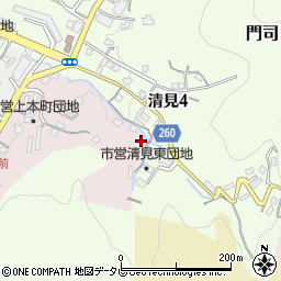 福岡県北九州市門司区上本町10-11周辺の地図