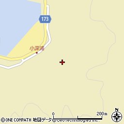 山口県下松市笠戸島小深浦周辺の地図