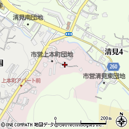 福岡県北九州市門司区上本町7-33周辺の地図