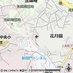 福岡県北九州市門司区花月園6周辺の地図