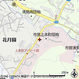 福岡県北九州市門司区上本町4-10周辺の地図