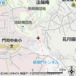 福岡県北九州市門司区花月園1周辺の地図