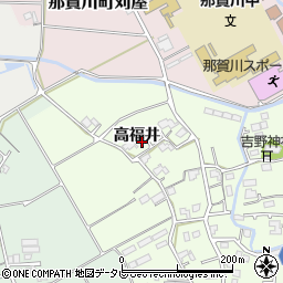 徳島県阿南市那賀川町上福井高福井33周辺の地図