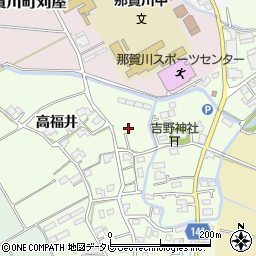 徳島県阿南市那賀川町上福井高福井45-7周辺の地図