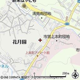 福岡県北九州市門司区花月園14周辺の地図