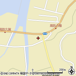 周防大島町役場久賀地区　久賀児童館周辺の地図