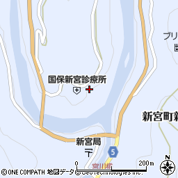 愛媛県四国中央市新宮町新宮47周辺の地図