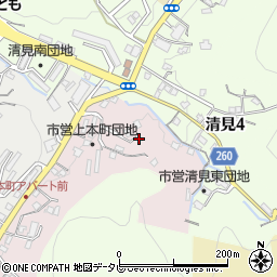 福岡県北九州市門司区上本町7周辺の地図