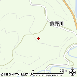 和歌山県日高郡日高川町熊野川117周辺の地図