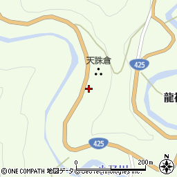 和歌山県田辺市龍神村小又川29周辺の地図